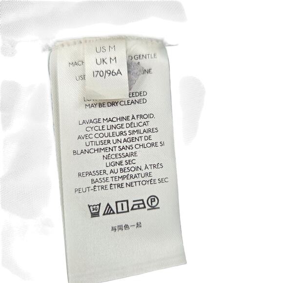 FREE PEOPLE MEDIUM GABI TUNIC BOHO V-NECK LONG BELL SLEEVE OPEN BACK MINI DRESS - Picture 4 of 8